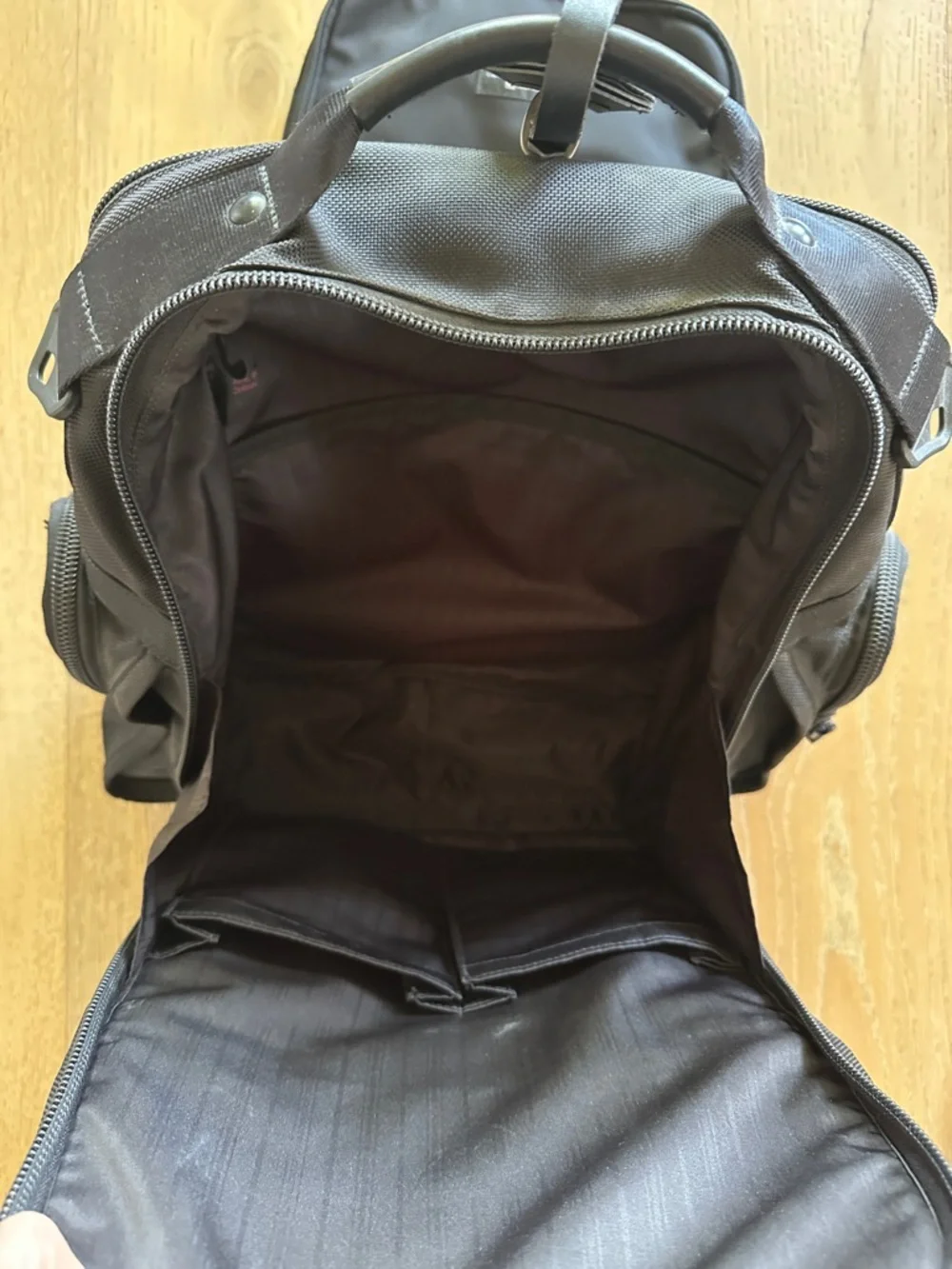 Tumi Black Men's Organizer Backpack